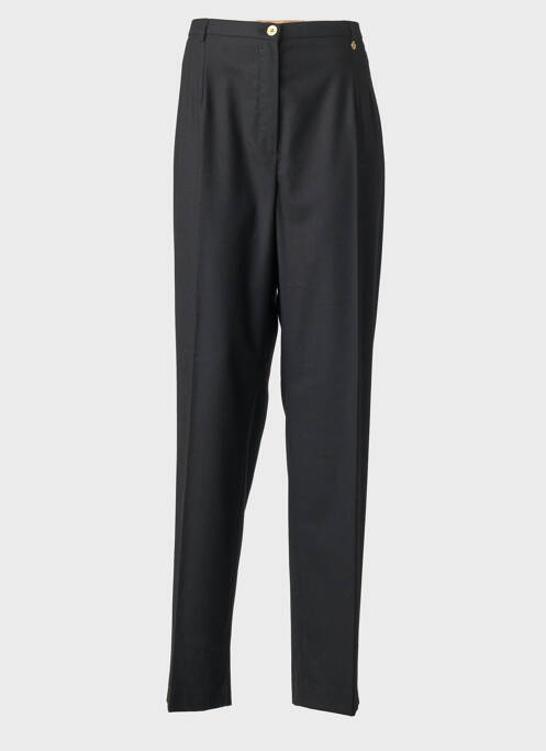 Pantalon drept elasticitate mărime normală negru SAINT HILAIRE femme