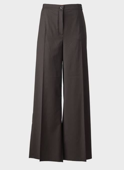 Pantalon larg închidere cu fermoar sub clapetă cu nasturi mărime normală negru MARINA RINALDI femme