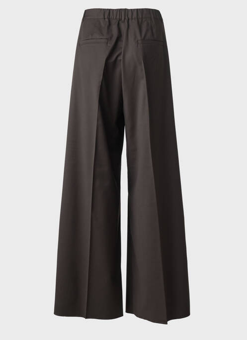 Pantalon larg închidere cu fermoar sub clapetă cu nasturi mărime normală negru MARINA RINALDI femme