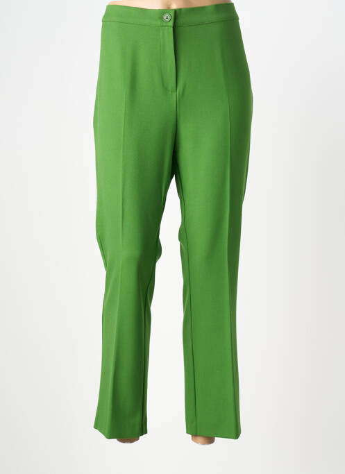Pantalon drept elasticitate mărime normală verde MARINA RINALDI femme
