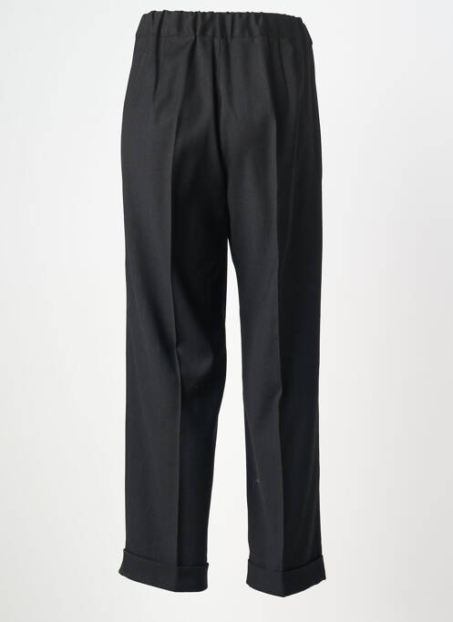 Pantalon larg închidere cu fermoar sub clapetă cu nasturi mărime normală negru MARINA RINALDI femme