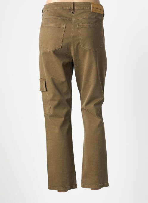 Pantalon 7/8 elasticitate mărime normală verde MARINA RINALDI femme