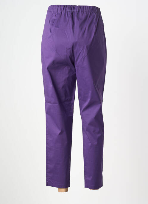 Pantalon 7/8 elasticitate mărime normală violet MARINA RINALDI femme