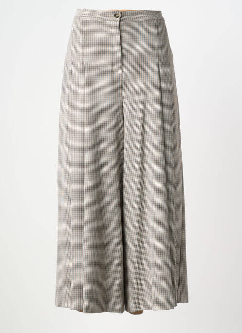 Pantalon larg închidere cu fermoar sub clapetă cu nasturi mărime normală gri MARINA RINALDI femme