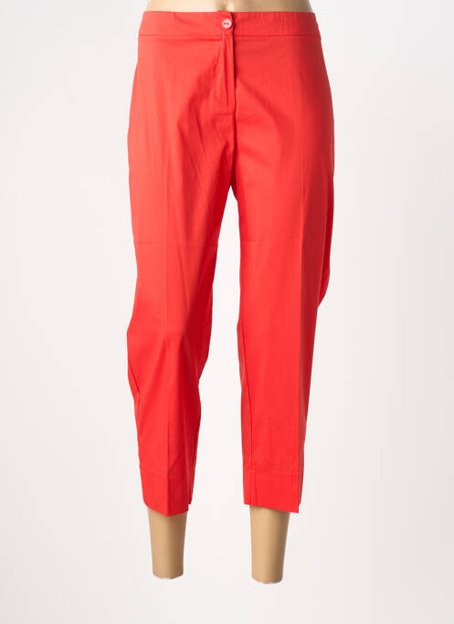 Pantalon trei sferturi elasticitate mărime normală roșu MARINA RINALDI femme