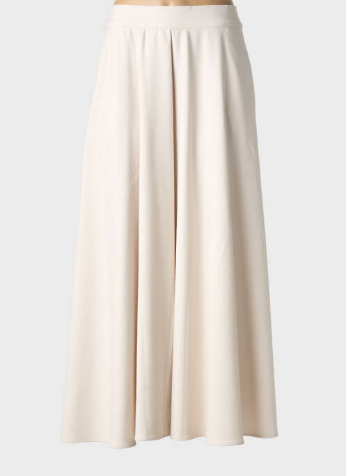 Fustă lungă închidere cu fermoar la spate bej MARINA RINALDI femme