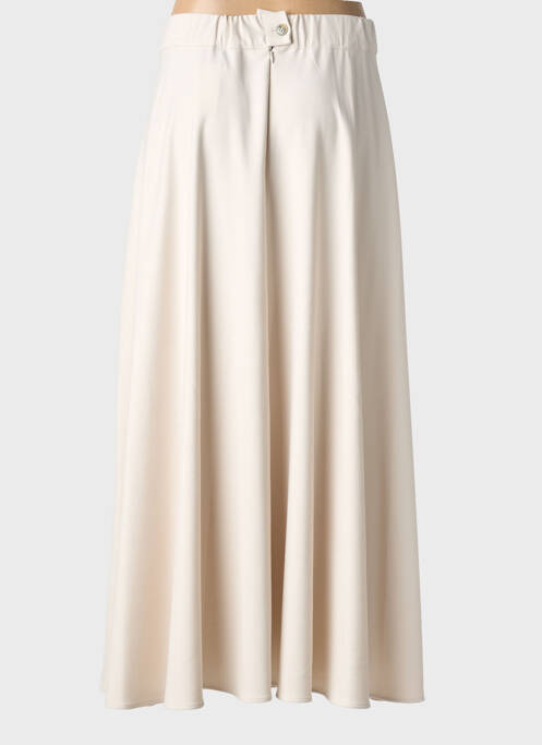 Fustă lungă închidere cu fermoar la spate bej MARINA RINALDI femme