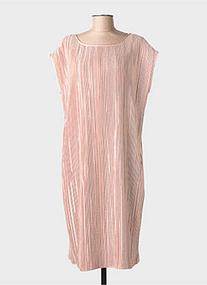 Rochie midi mâneci scurte mâneci scurte auriu MARINA RINALDI femeie