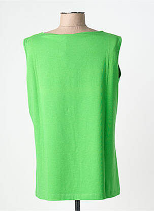Tricou croială dreaptă mâneci scurte verde MARINA RINALDI femeie