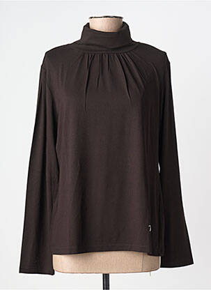 Tricou croială dreaptă mâneci lungi negru MARINA RINALDI femme