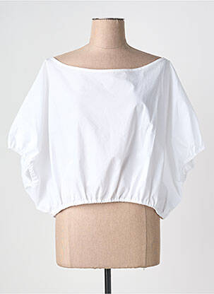 Top mâneci scurte mâneci scurte alb MARINA RINALDI femme