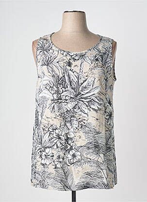 Top fără mâneci fără mâneci albastru MARINA RINALDI femme