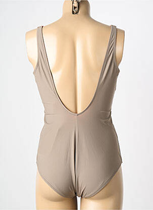 Costum de baie dintr-o singură piesă elasticitate top sutien modelat maro MARINA RINALDI femeie