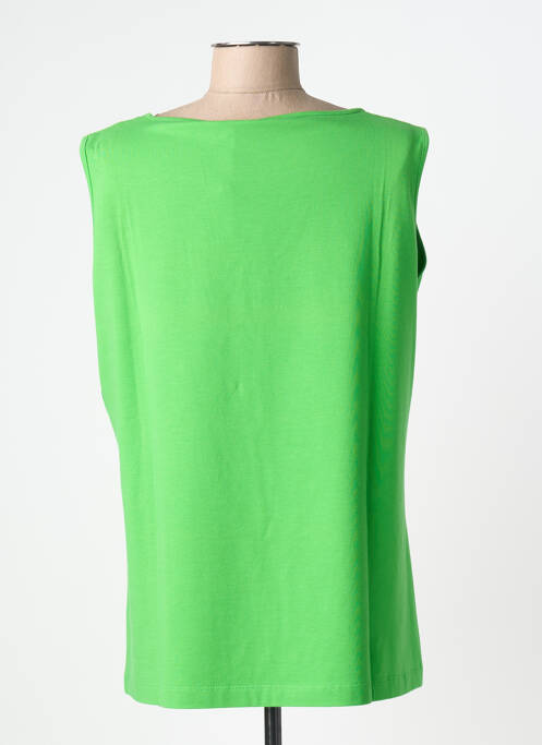 Tricou croială dreaptă mâneci scurte verde MARINA RINALDI femme