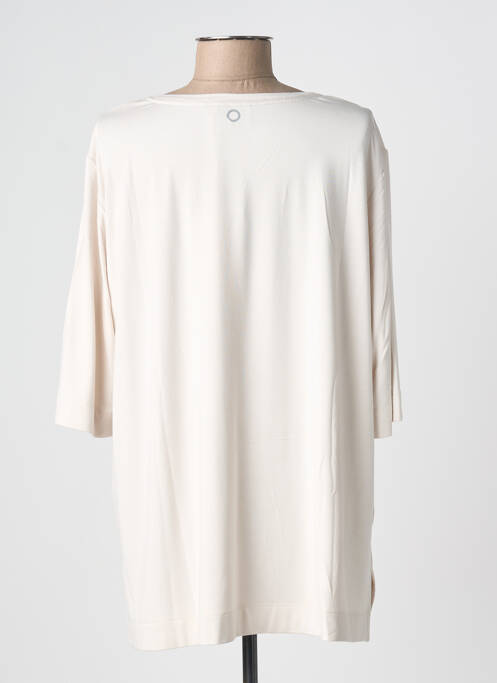 Top elasticitate mâneci 3/4 bej MARINA RINALDI femme