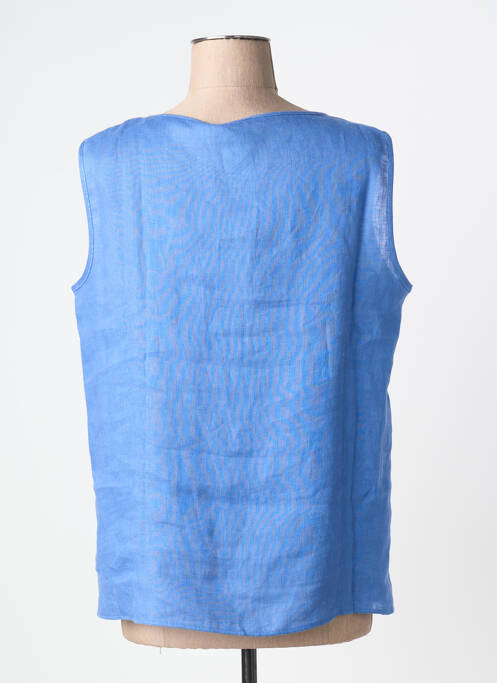 Top fără mâneci fără mâneci albastru MARINA RINALDI femme