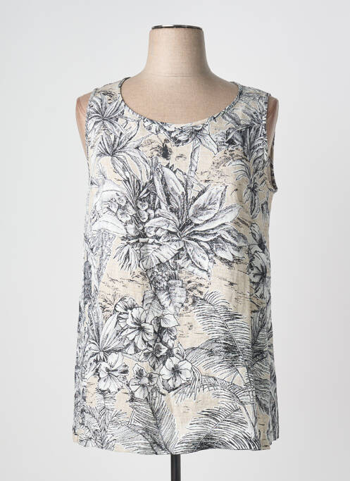 Top fără mâneci fără mâneci albastru MARINA RINALDI femme