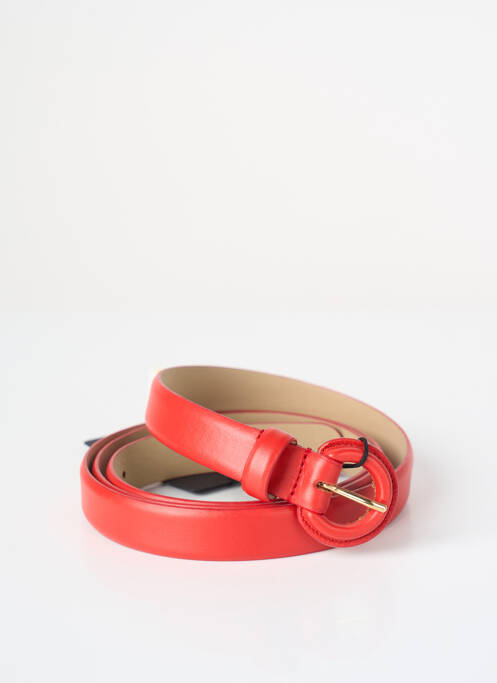 Curea cusături întărite roșu MARINA RINALDI femme