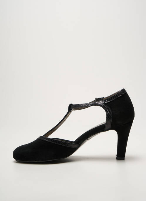 Pantofi cu toc închidere cu buclă(e) toc de 7 la 9 cm negru REQINS femme