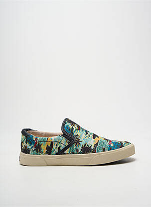 Slip-on-uri țesătură satinată toc plat până la 3 cm verde ARMISTICE femeie