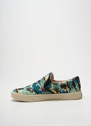 Slip-on-uri țesătură satinată toc plat până la 3 cm verde ARMISTICE femme