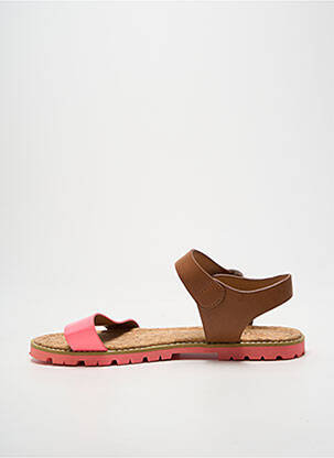Sandale/pantofi decupați chiquet toc plat până la 3 cm roz ARMISTICE femme