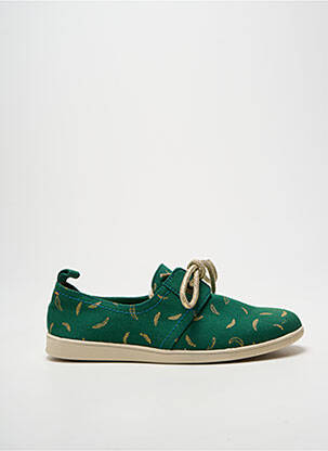 Adidași vârf rotund toc plat până la 3 cm verde ARMISTICE femeie
