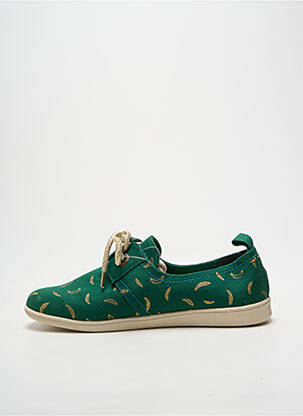 Adidași vârf rotund toc plat până la 3 cm verde ARMISTICE femeie