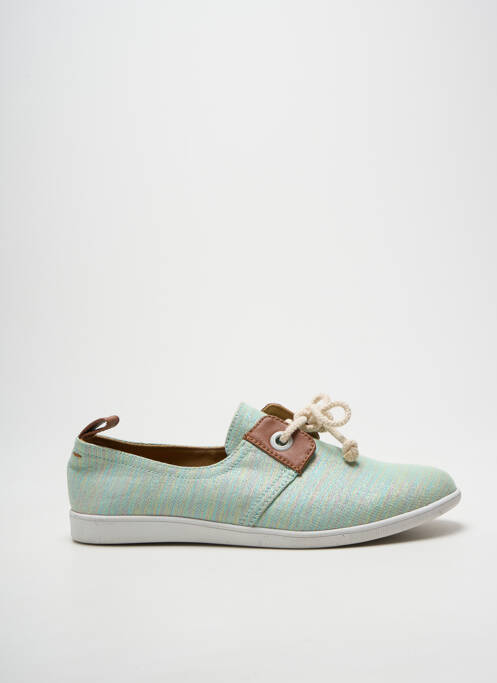 Adidași țesătură satinată toc plat până la 3 cm verde ARMISTICE femme