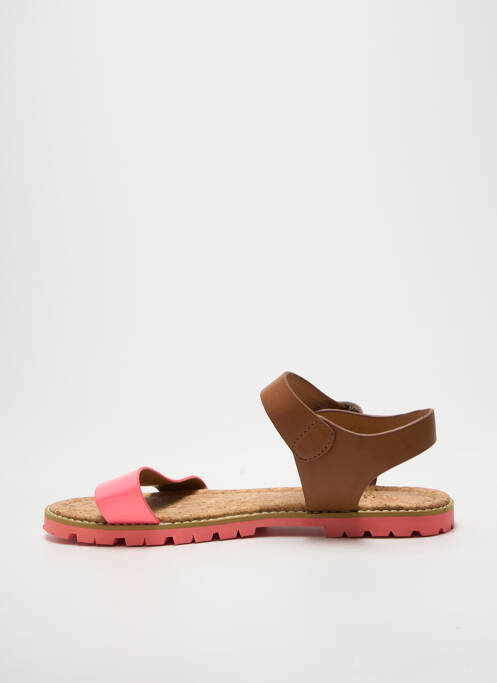 Sandale/pantofi decupați chiquet toc plat până la 3 cm roz ARMISTICE femme