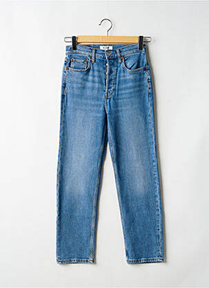 Blugi cu croială slim elasticitate talie înaltă albastru RE / DONE femme