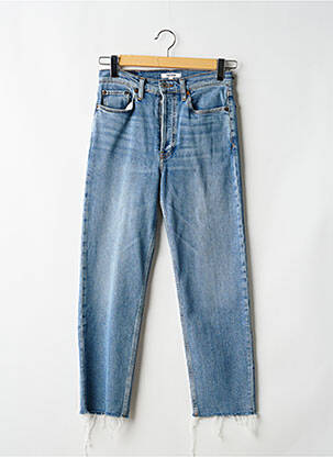 Blugi cu croială slim elasticitate talie înaltă albastru RE / DONE femme