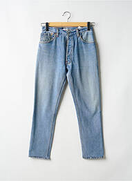 Blugi cu croială slim elasticitate talie înaltă albastru RE / DONE / LEVIS femme