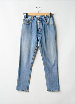 Blugi cu croială slim elasticitate talie înaltă albastru RE / DONE / LEVIS femme