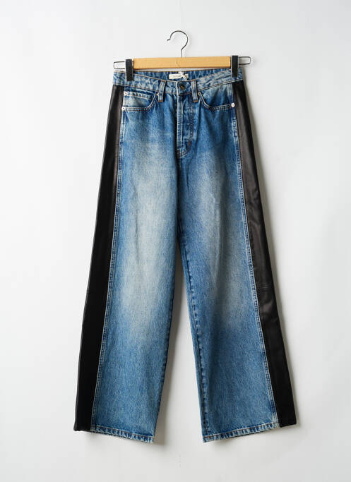 Blugi cu croială largă elasticitate talie înaltă albastru RAGDOLL femme