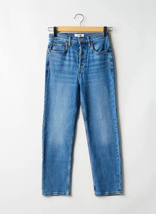 Blugi cu croială slim elasticitate talie înaltă albastru RE / DONE femme