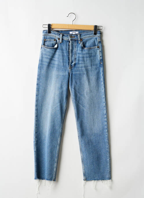 Blugi cu croială slim elasticitate talie înaltă albastru RE / DONE femme