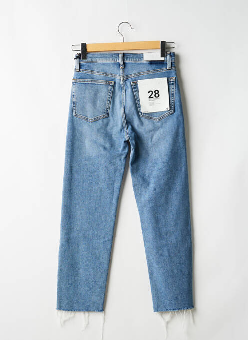 Blugi cu croială slim elasticitate talie înaltă albastru RE / DONE femme