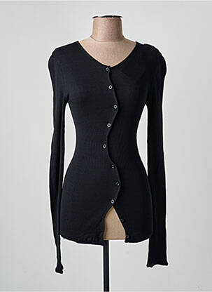 Top elasticitate mâneci lungi negru OPÉRA SPORT femme