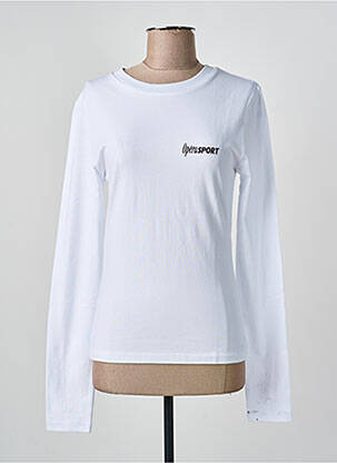 Top țesătură jersey mâneci lungi alb OPÉRA SPORT femme