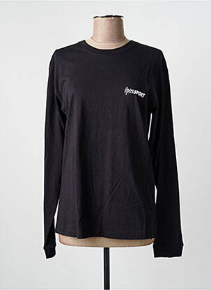 Top țesătură jersey mâneci lungi negru OPÉRA SPORT femme