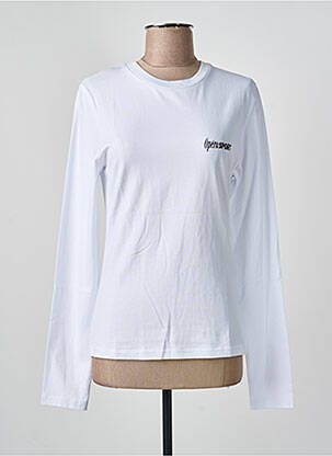 Top țesătură jersey mâneci lungi alb OPÉRA SPORT femme