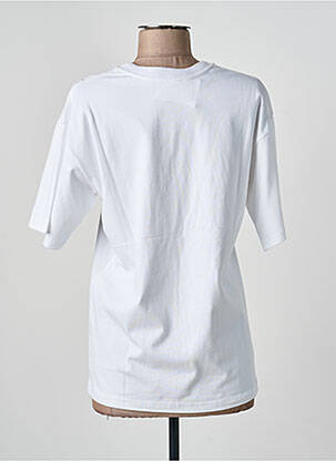 Tricou croială dreaptă mâneci scurte alb OPÉRA SPORT femeie