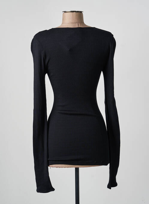 Top elasticitate mâneci lungi negru OPÉRA SPORT femme