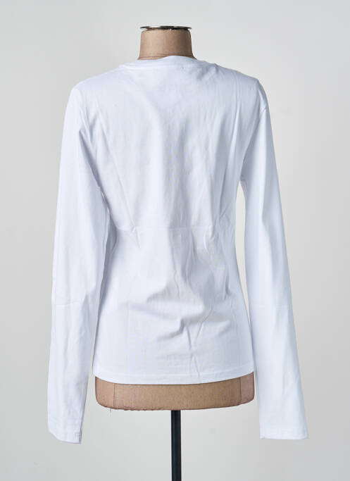 Top țesătură jersey mâneci lungi alb OPÉRA SPORT femme