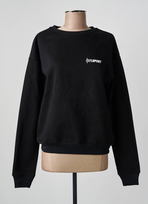 Hanorac elasticitate mâneci lungi negru OPÉRA SPORT femme