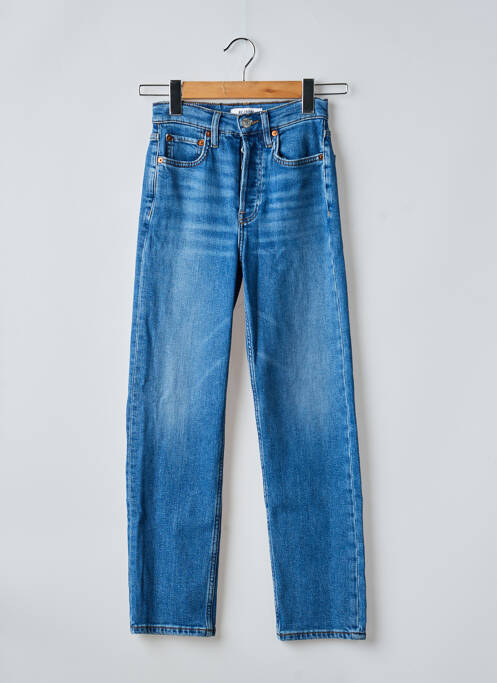 Blugi cu croială slim țesătură brută mărime normală albastru RE / DONE femme