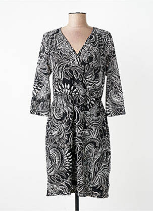 Rochie scurtă mâneci 3/4 mâneci 3/4 negru GREGORY PAT femme