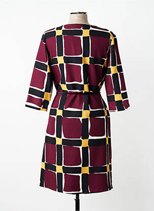 Rochie midi mâneci 3/4 mâneci 3/4 roșu GRIFFON femeie