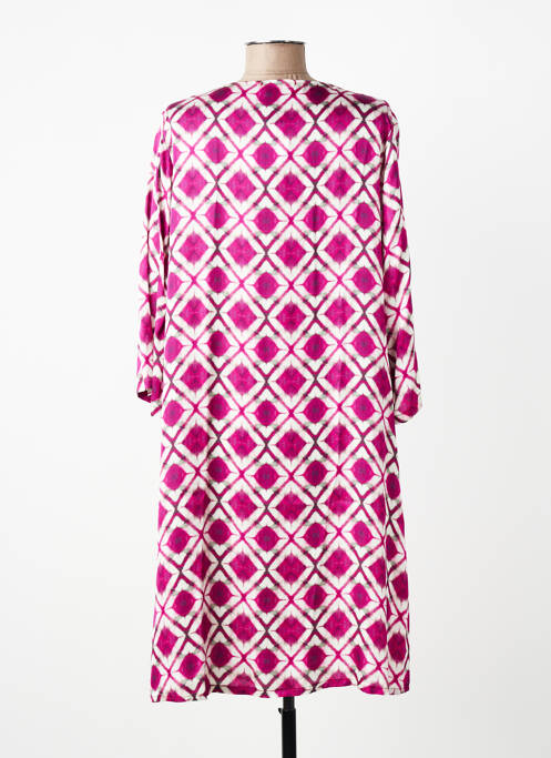 Rochie midi mâneci 3/4 mâneci 3/4 violet SEE THE MOON femme